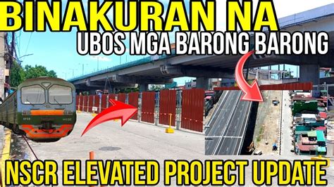 UBOS BARONG BARONG PARA SA NSCR PNR GAGAWIN NG ELEVATED NLEX