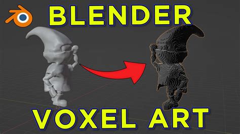 Make Anything Into Voxel Art In Blender Blender Basics Tutorial Youtube