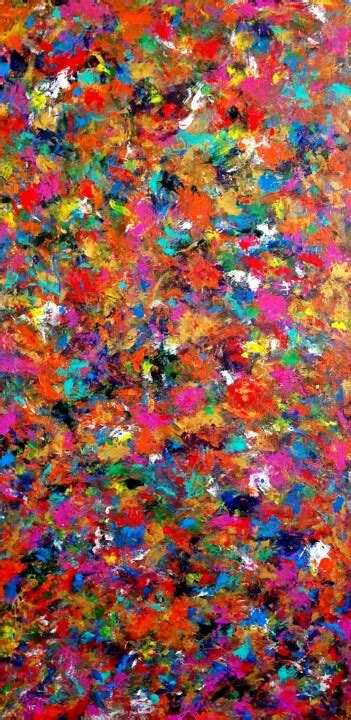 Colorful Abstract Painting Acrylic "Carn, Painting by Tanya Hansen (TanyaSunart) | Artmajeur