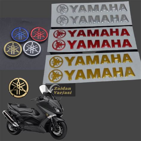 Jual Emblem Logo Yamaha Timbul Tulisan Dan Garputala Fizr Mio Nmax