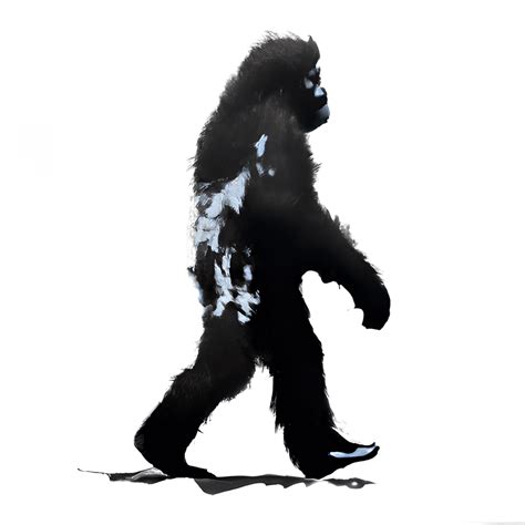 Pintura De Bigfoot Al Estilo Banksy Creative Fabrica