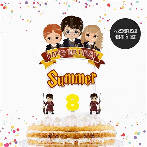 HARRY POTTER Cake Topper – Pikit Kids