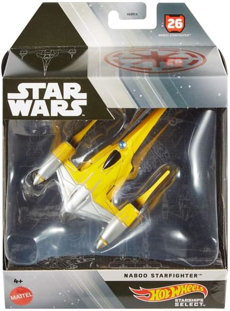 Amazon Hot Wheels Star Wars Starships Select Naboo Starfighter