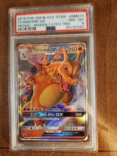 Mavin Psa Grade Pokemon Charizard Gx Sm Hidden Fates Black Star