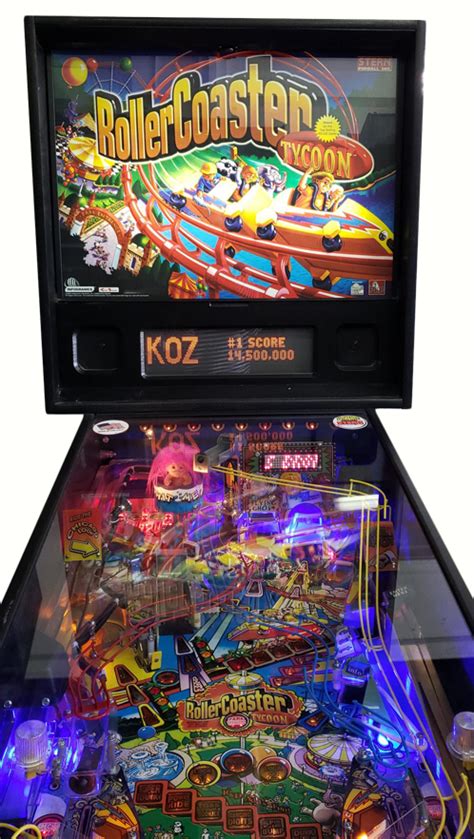 Roller Coaster Tycoon Pinball Machine Vintage Arcade Superstore