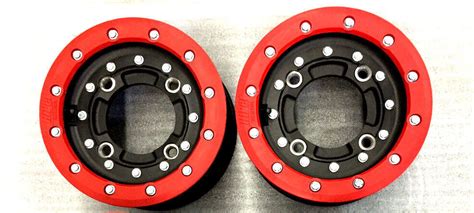 Hiper Cf Red Front Beadlock Wheels Rims X Banshee