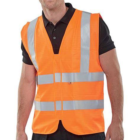 Beeswift Fire Retardant High Visibility Waistcoat Ppe Workwear