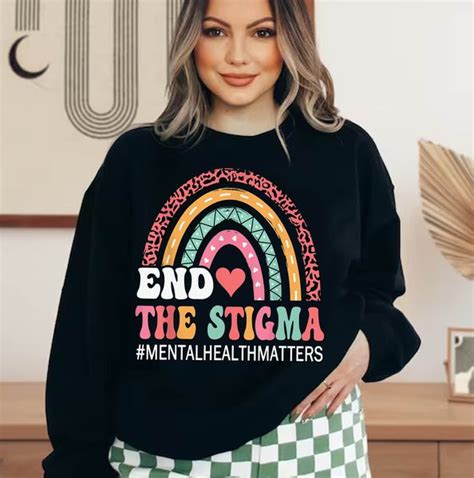 End The Stigma Mental Health Matters Rainbow FridayStuff