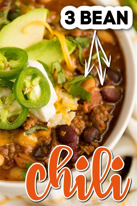 Bean Chili Recipe Amanda S Cookin