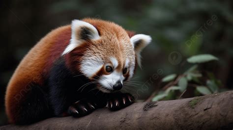 Fundo Panda Vermelho Panda Vermelho Banco De Imagens Stockphoto Fundo