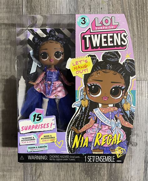 LOL Surprise Tweens Series 3 Nia Regal Fashion Doll With 15 Surprises