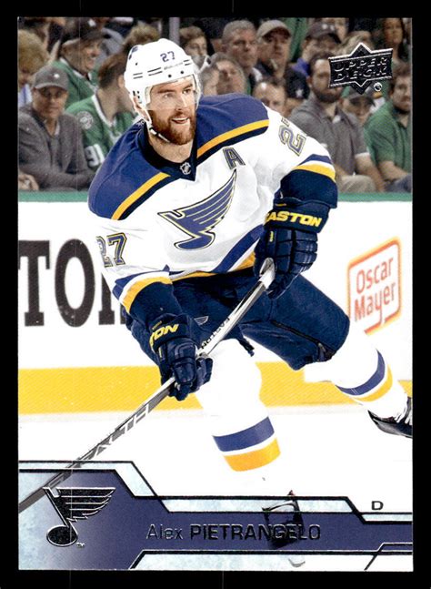 Alex Pietrangelo St Louis Blues Upper Deck Ebay