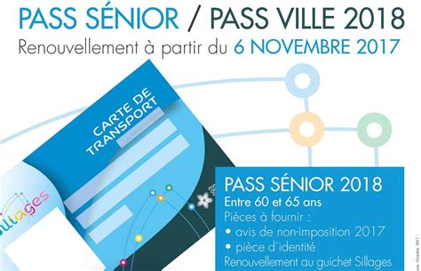 Un Succès Pour La Carte Pass Séniors