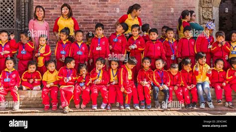 Nepal school uniform hi-res stock photography and images - Alamy