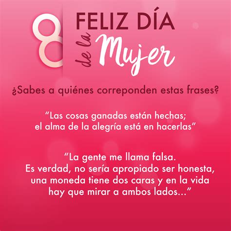 De Marzo Bonitas Frases Para Dedicar En El D A De La Mujer