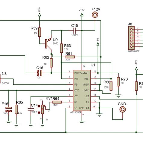 The circuit chart. 1-Oscillator: Pulse-Width-Modulation Control ...