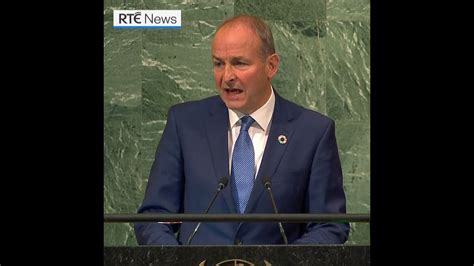 Taoiseach Michel Martin S Speech To The Un General Assembly Youtube