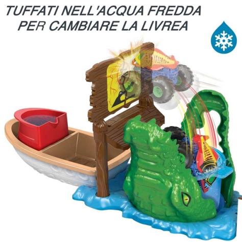 Jual Hot Wheels Monster Trucks Swamp Chomp Color Shifters Track Playset Jam Di Seller Velvet