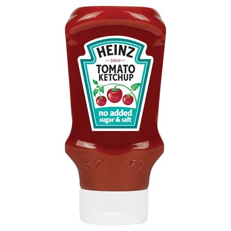 Heinz Tomato Ketchup No Added Sugar And Salt 400ml Everything Else