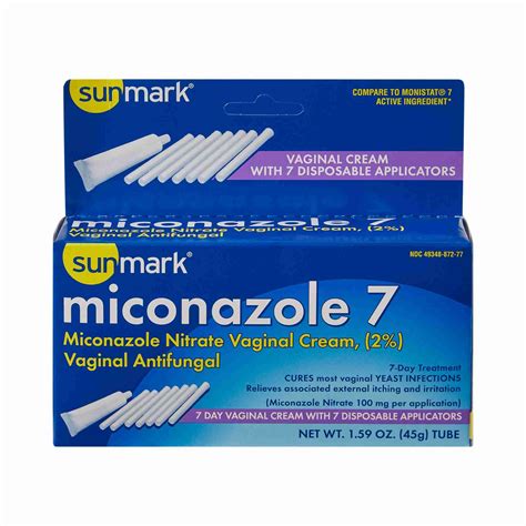 Sunmark® 2 Miconazole Nitrate Vaginal Antifungal Jeritek Llc