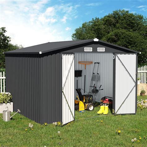 Buy Oc Orange Casual X Ft Outdoor Storage Shed Metal Garden Tool