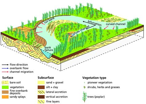 River Floodplain Diagram