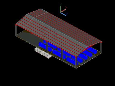 Armazém 3d Em Autocad Baixar Cad Grátis 8 82 Mb Bibliocad