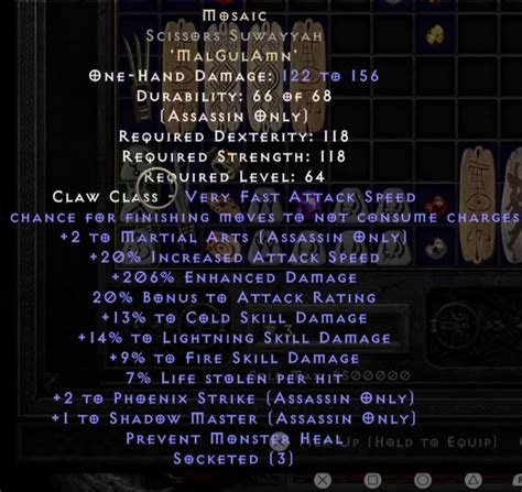 Mosaic Claws Ft Open2offers Rdiablo2resurrected