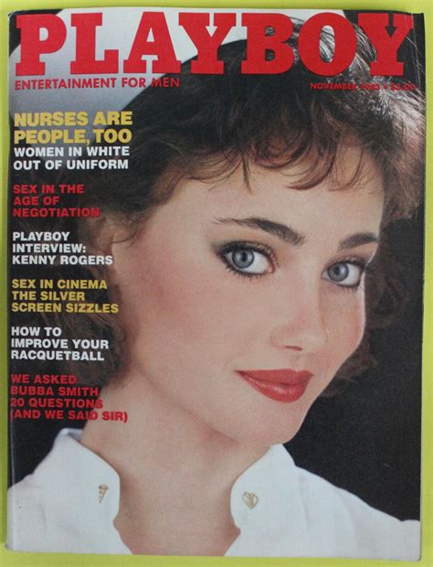 PLAYBOY - NOVEMBER 1983 - PLAYMATE VERONICA GAMBA - WOMEN IN WHITE