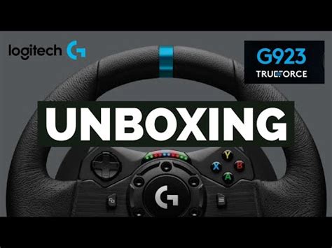 Logitech G Steering Wheel And Pedal Unboxing Youtube