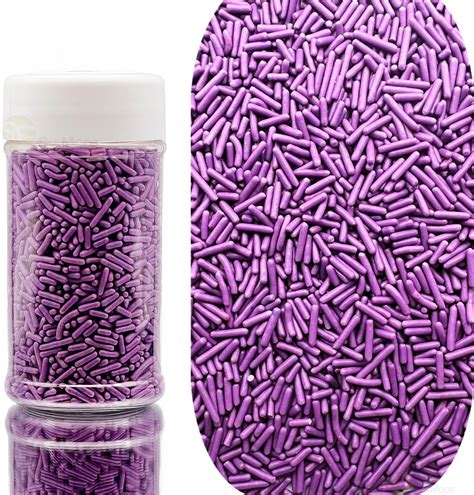 Ncs Pink And Purple Jimmies Edible Sprinkles 8 Ounces