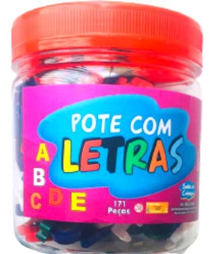 Pote Letras Alfabeto Coloridos P S Formando Palavras Futura