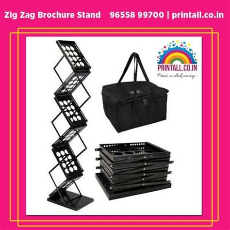 Zig Zag Brochure Stand Brochure Stand Promotional Stands Brochure