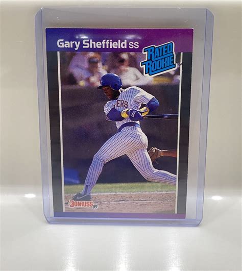 Donruss Gary Sheffield Rookie Error Baseball Card Rare Mint