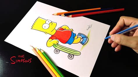 Cómo Dibujar A Bart Simpson Dibujos De Los Simpsons Youtube