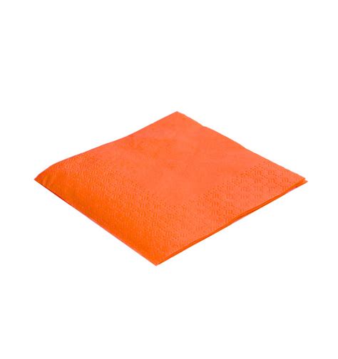 Serviette Papier Cocktail X Orange Unit S