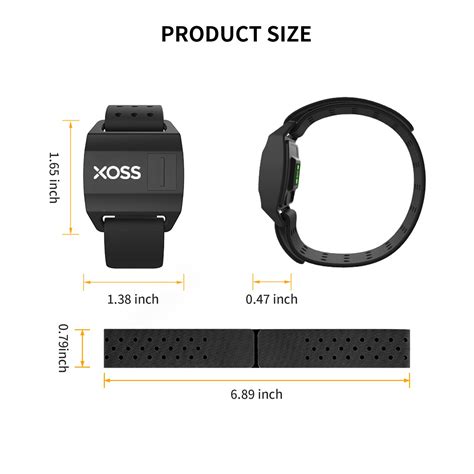 XOSS Armband Heart Rate Monitor Hand Strap Sensor – Grandado