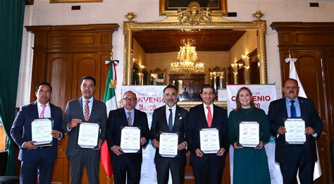 Alcaldes Del Valle De Toluca Firman Convenio Para Fortalecer La