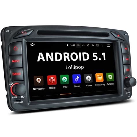 Autoradio Mb Aeu Din Android Navi Touchscreen Bluetooth Sd