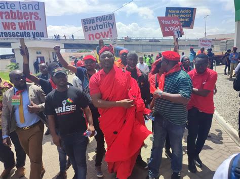 Arise Ghana Demo Police Clash With Protesting Demonstrators Three