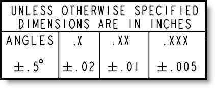 September 2010 – Title Block Tolerances – DFM Partners Home