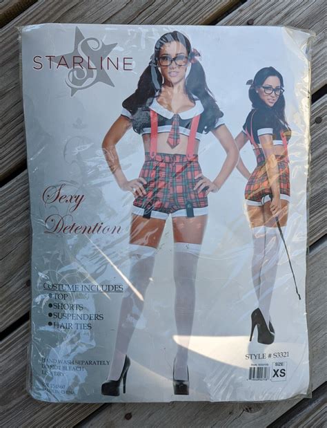 New Starline Sexy Detention School Girl Uniform Costume Size Xs Women S Ebay