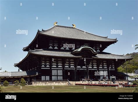 Roof Architecture Todaiji Temple Nara Hi Res Stock Photography And