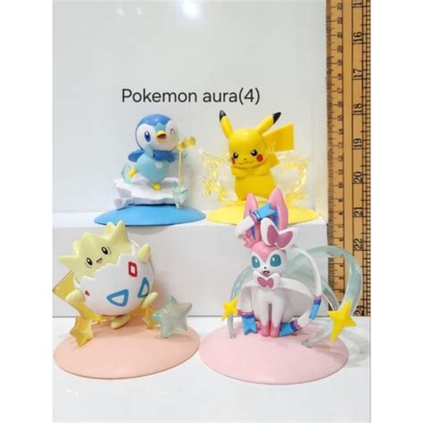 Jual Pikachu Sylveon Togepi Piplup Pokemon Figure Set 4 Pokemon