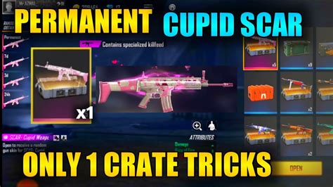 How To Get Cupid Scar Only 1 Crate Tricks In Free Fire Latest Tricks