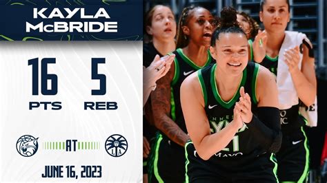 Kayla Mcbride Scores Points In Win Vs Los Angeles Youtube