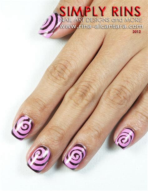 Nail Art Swirls Simply Rins