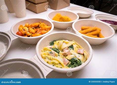 Batch Meal Prep And Cooking Stock Photo Image Of Foil Healthy 235555550