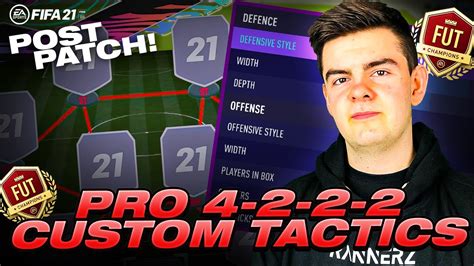 BEST PRO 4222 CUSTOM TACTICS POST PATCH FIFA 21 ULTIMATE TEAM