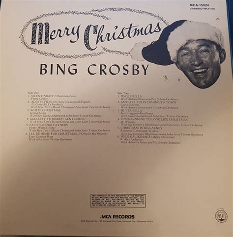 Bing Crosby – Merry Christmas! SEALED! – Vinyl Pursuit Inc